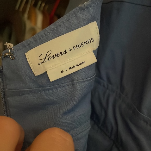 Lovers + Friends Blue Ric Rac Dress - Picture 3 of 3